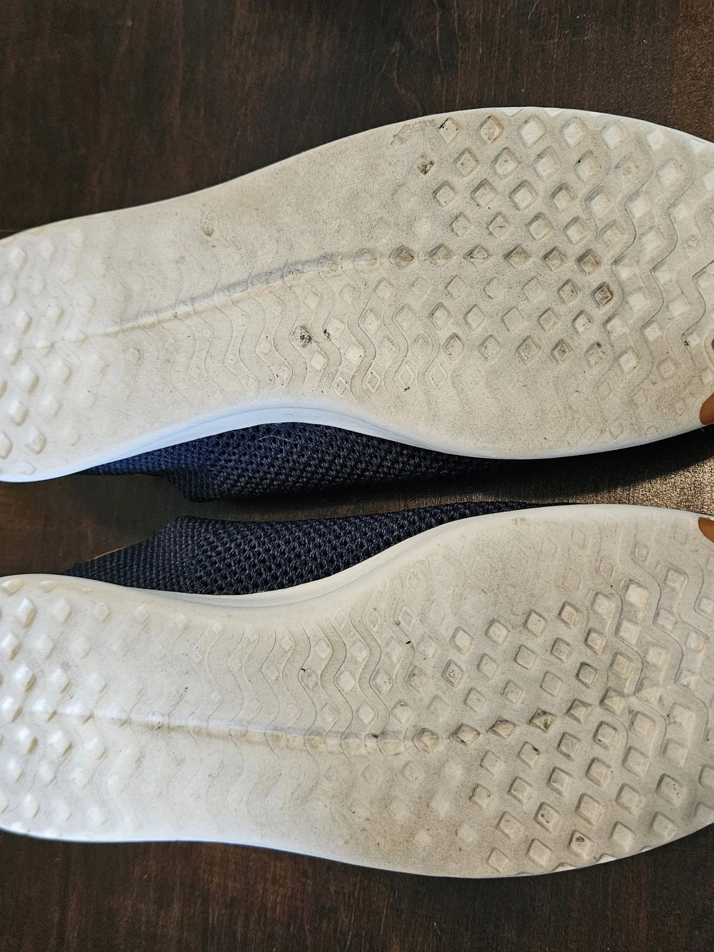 Men’s Navy Knit Casual Sneakers